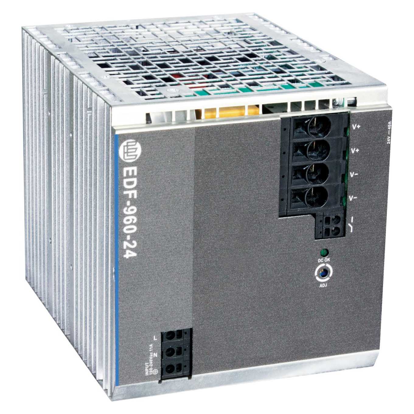 240W to 480W High Performance DIN Rail Power Supply