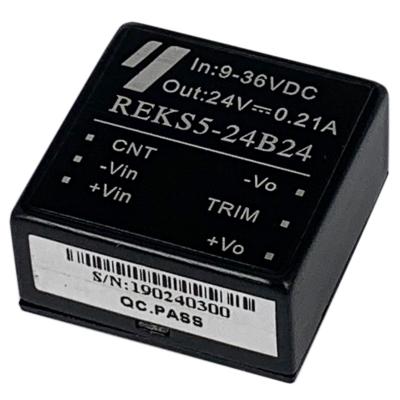 REK5W Series 5W 1x1 Inch Railway DC DC Converter