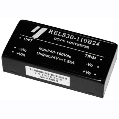 REL30W 30W 2x1 DIP Isolated Railway Power Module